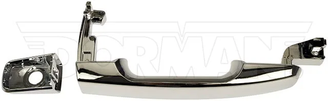 97744 – DORMAN Exterior Door Handle, OE Replacement Chrome Silver Plastic